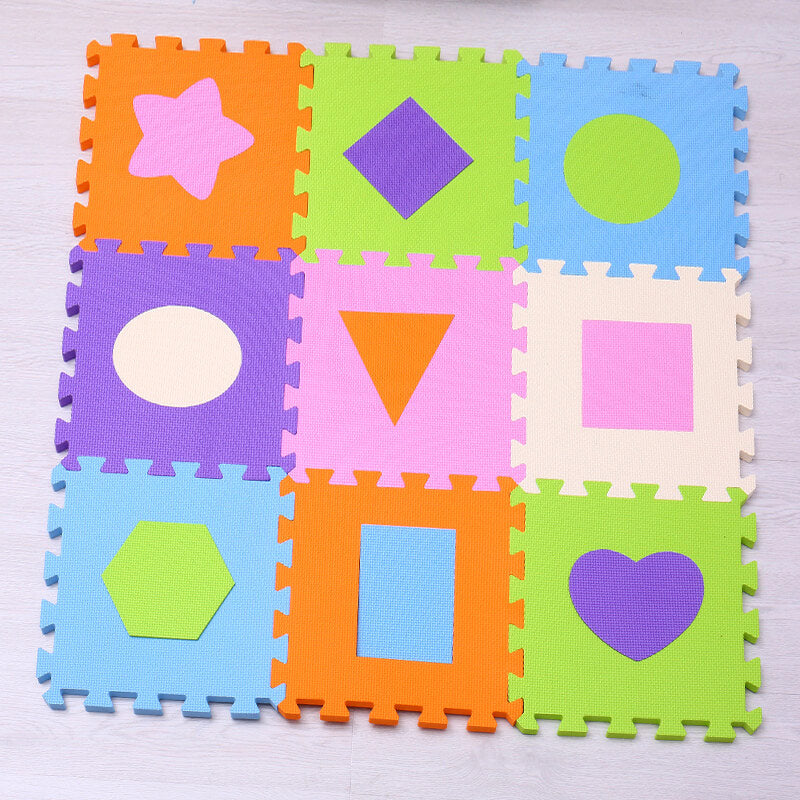 Children's soft developing crawling rugs,baby play puzzle number/letter/cartoon eva foam mat,pad floor for baby games 30*30*1cm