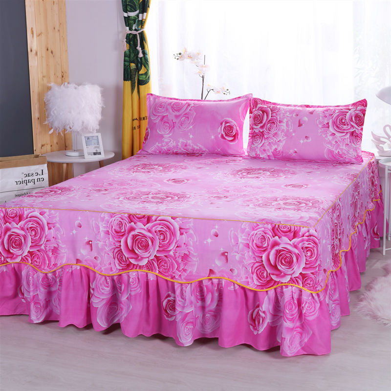 3 Pcs Bedding Smooth Quilted Bedspread on The Bed Light Luxury Home Linen Bed Sheet Set with Pillowcases for Queen King Size Bed