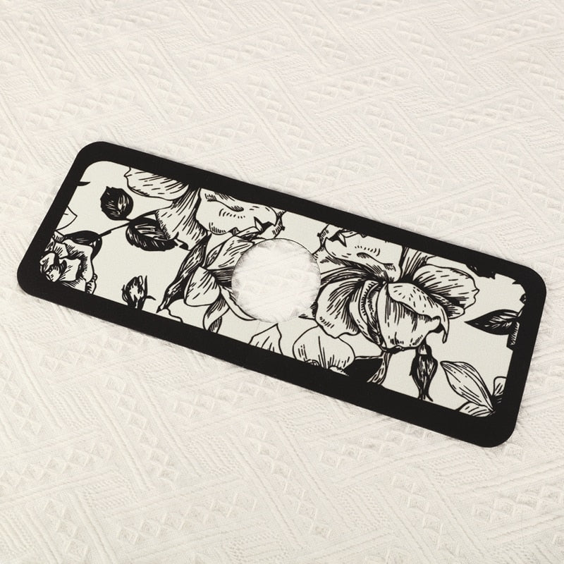 Classic Sink Faucet Drain Pad Table Mat Toilet Diatom Mud Absorbent Pad Non-slip Anti-mildew Mat for Kitchen Countertop Dining