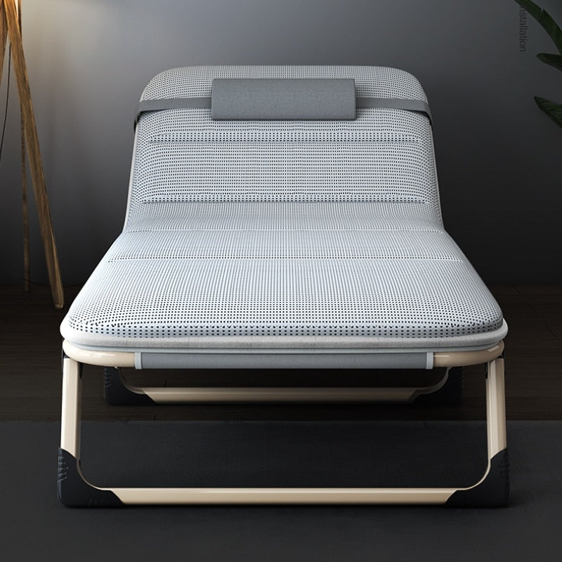 Folding bed single bed siesta siesta bed escort portable multifunctional marching bed office lounge chair