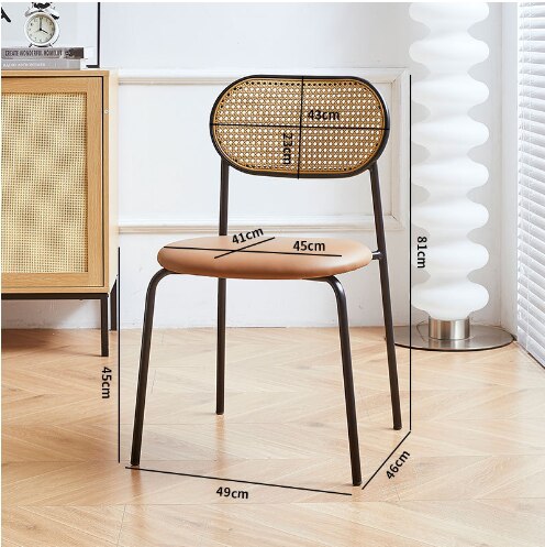 Living Room Outdoor Designer Dining Chairs Nordic Auxiliary Portable Accent Dining Chairs Relaxing Stuhl Balcony Furniture