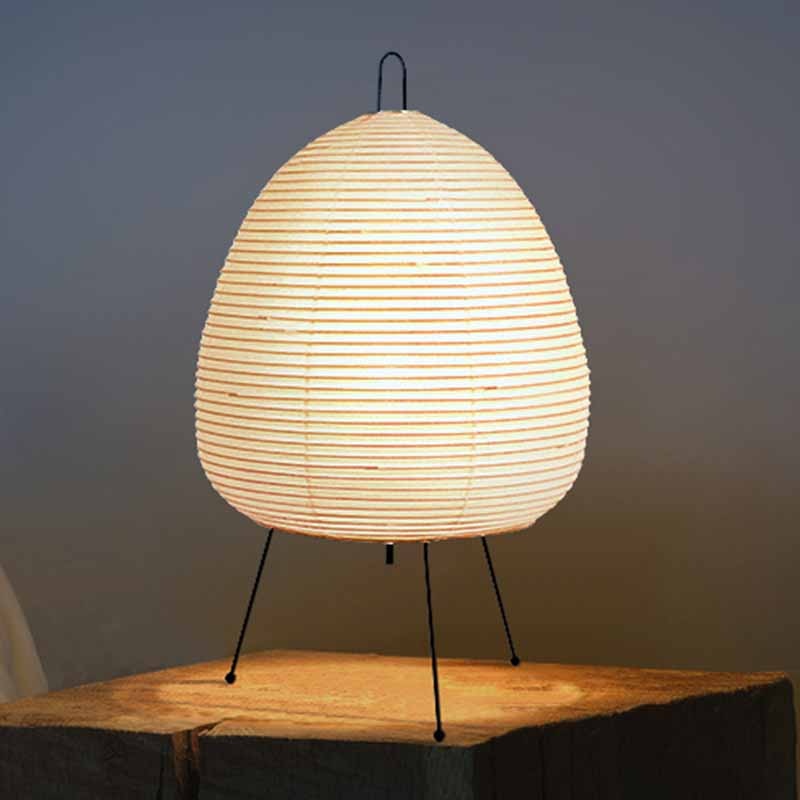 Japanese Design Akari Noguchi Yong Table Lamp Rice Paper Standing Lamp Living Room Home Decor Study Bedroom Bar Light Fixtures