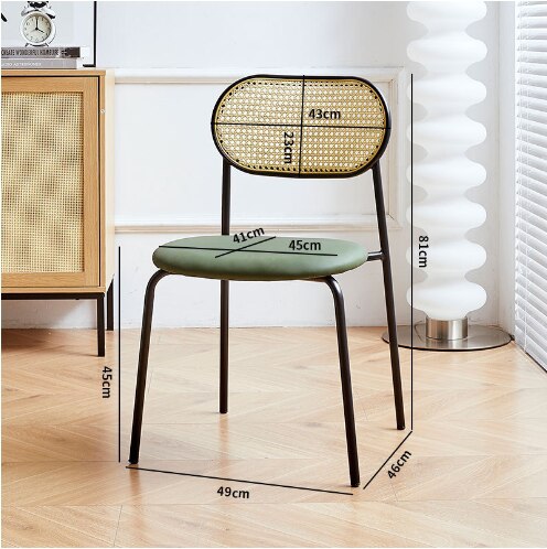 Living Room Outdoor Designer Dining Chairs Nordic Auxiliary Portable Accent Dining Chairs Relaxing Stuhl Balcony Furniture
