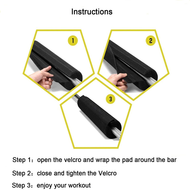 Fitness Barbell Pad Squat Weight Lifting Foam Neck Shoulder Protector Gym Pull Up Gripper Equipment Hip Thrust Pads for Gym