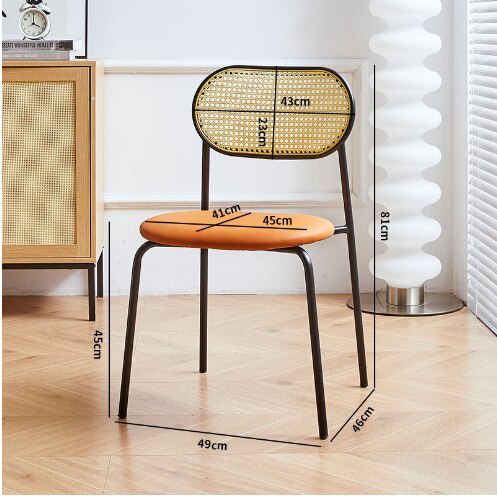 Living Room Outdoor Designer Dining Chairs Nordic Auxiliary Portable Accent Dining Chairs Relaxing Stuhl Balcony Furniture