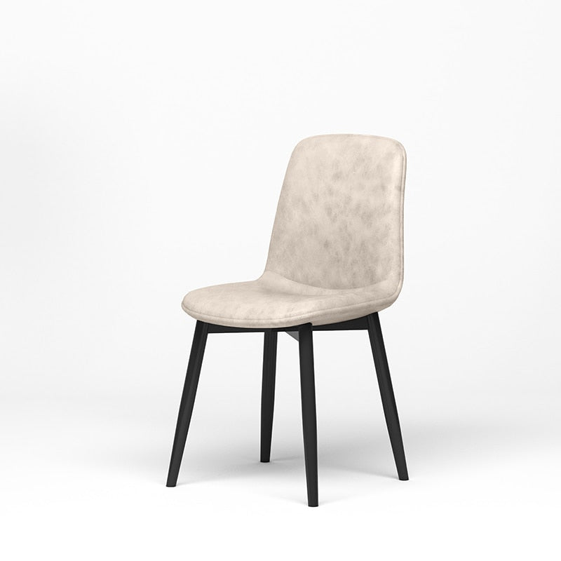 Leather Dining Chair Accent Headboards Ergonomic Living Room Nordic Chair Modern Kitchen Chaises Salle Manger Leisure Furniture