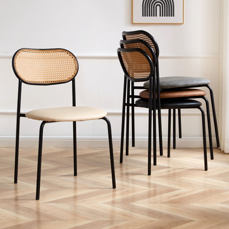 Living Room Outdoor Designer Dining Chairs Nordic Auxiliary Portable Accent Dining Chairs Relaxing Stuhl Balcony Furniture