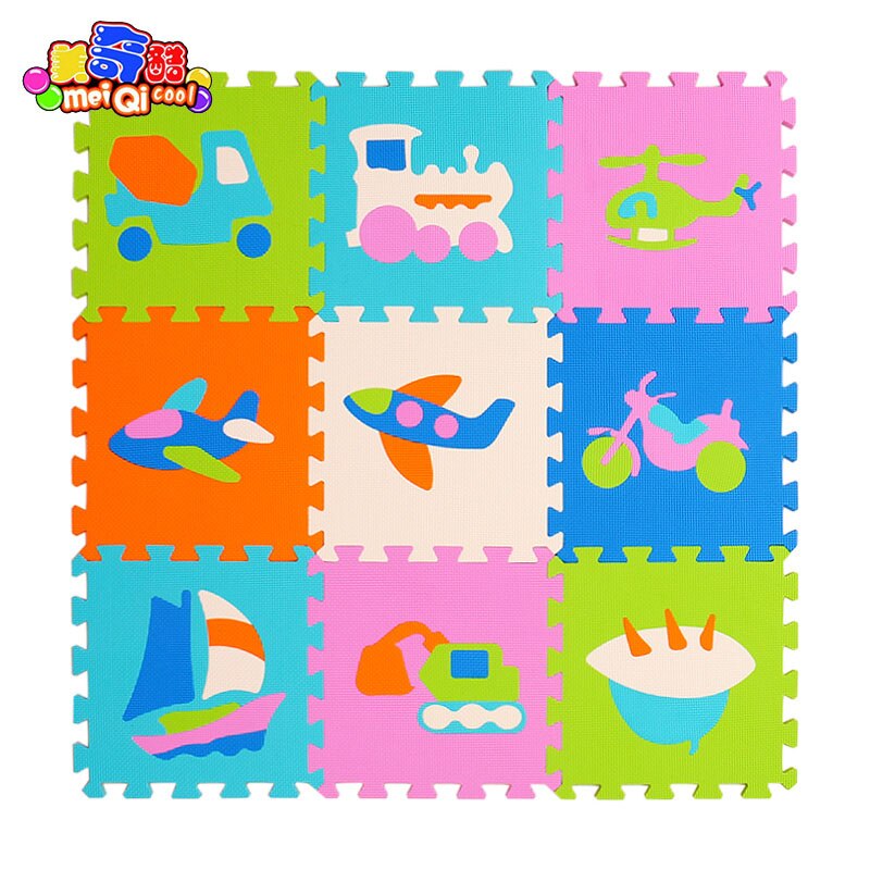 Children's soft developing crawling rugs,baby play puzzle number/letter/cartoon eva foam mat,pad floor for baby games 30*30*1cm