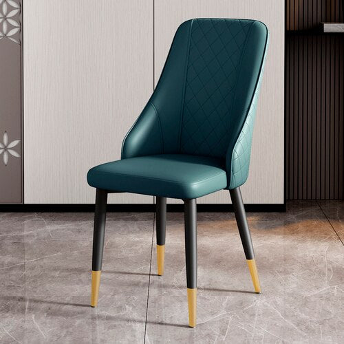 Designer Accent Living Room Chair Modern Leather Soft Sofa Chair Irregular Backrest Modern Cadeiras Living Room Furniture