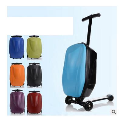 Skateboard Rolling Luggage 20 Inch Travel Luggage Case Scooter Case Cabin Luggage suitcase micro scooter suitcase on wheels