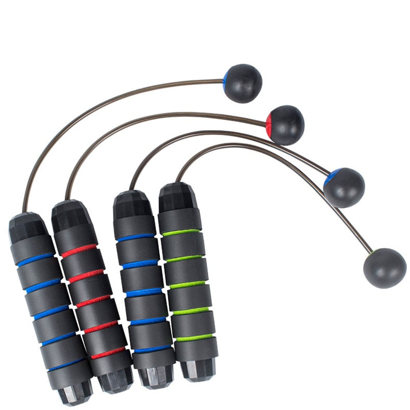 Bearing Cordless Skipping Jump Rope Sports Home Exercise Training Crossfit Cardio Workout Fitness Equipment Kids