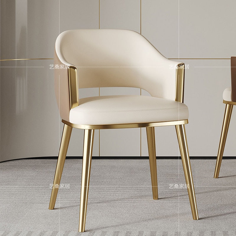 Kitchen Dining Chairs Accent Lazy Lounge Anti-slip Living Room Ergonomic Designer Chair Modern Desk Sillas Home Furniture