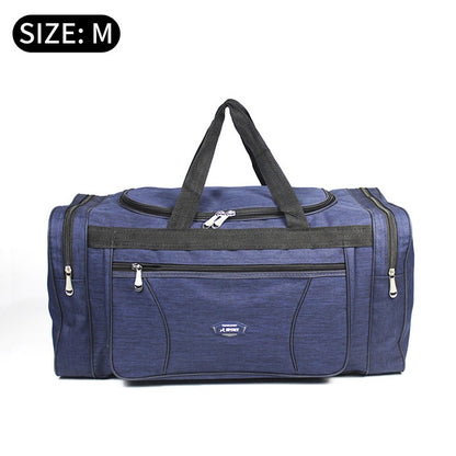 Women Men Oxford Travel Duffel Bag Carry on Luggage Bag Men Tote Large Capacity Weekender Gym Sport Holdall Overnight Bag XA189K