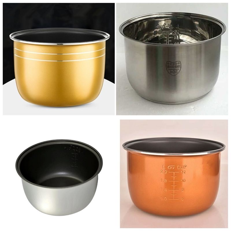 2L 3L 4L 5L 6L cooking equipment instant Golden Aluminum Alloy electric Pressure Rice Cookers Pot free shipping crackers