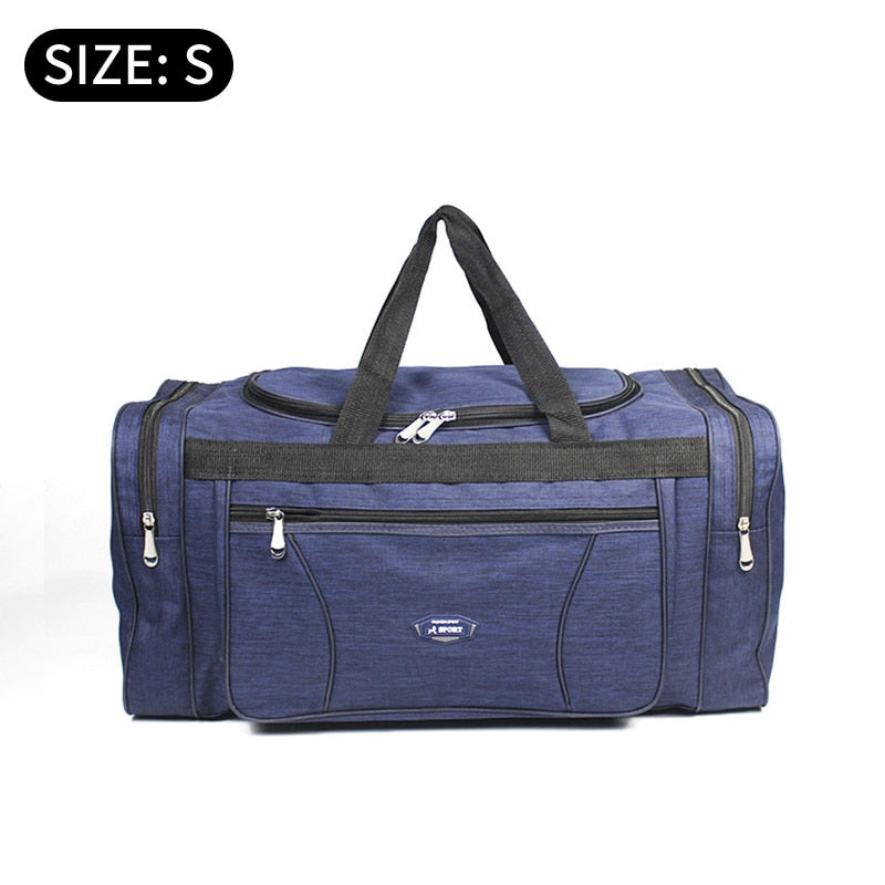 Women Men Oxford Travel Duffel Bag Carry on Luggage Bag Men Tote Large Capacity Weekender Gym Sport Holdall Overnight Bag XA189K