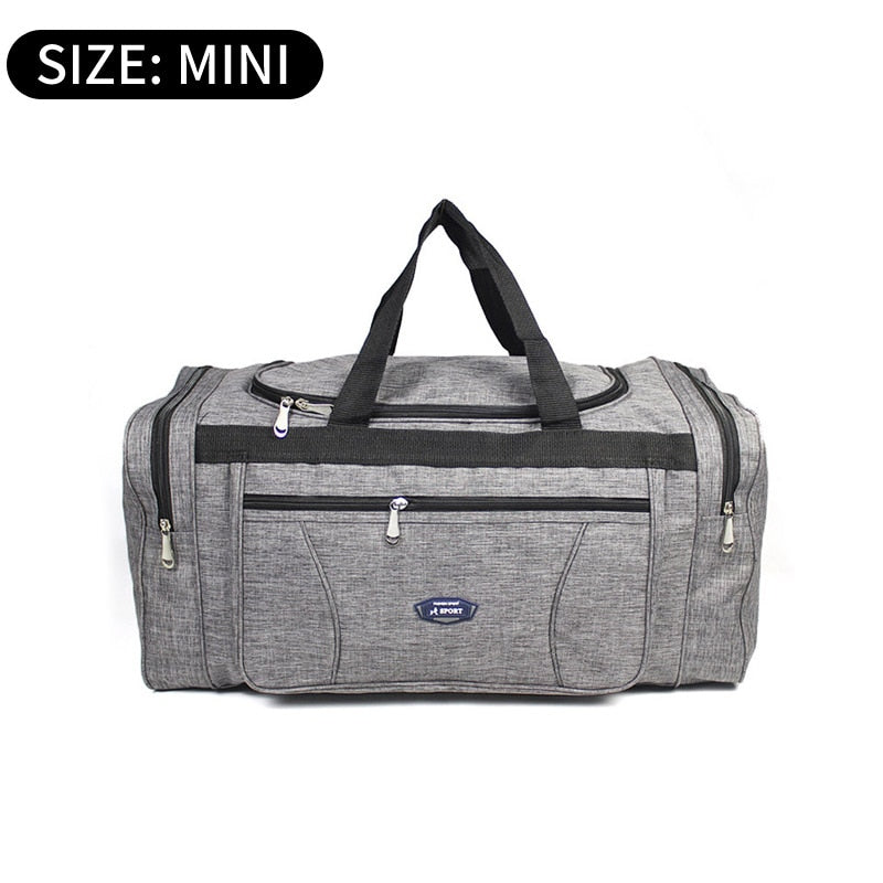 Women Men Oxford Travel Duffel Bag Carry on Luggage Bag Men Tote Large Capacity Weekender Gym Sport Holdall Overnight Bag XA189K