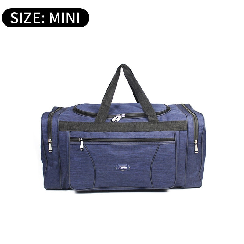 Women Men Oxford Travel Duffel Bag Carry on Luggage Bag Men Tote Large Capacity Weekender Gym Sport Holdall Overnight Bag XA189K