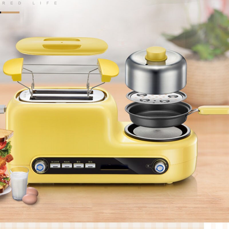 Household Sandwich Breakfast Maker Machine Toast Home Multi-function Small Four-in-one Toaster Soil Toaster