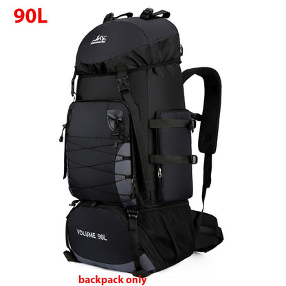 80L 90L Large Camping Backpack Travel Bag Men's Women Luggage Hiking Shoulder Bags Outdoor Climbing Trekking Men Traveling Bag