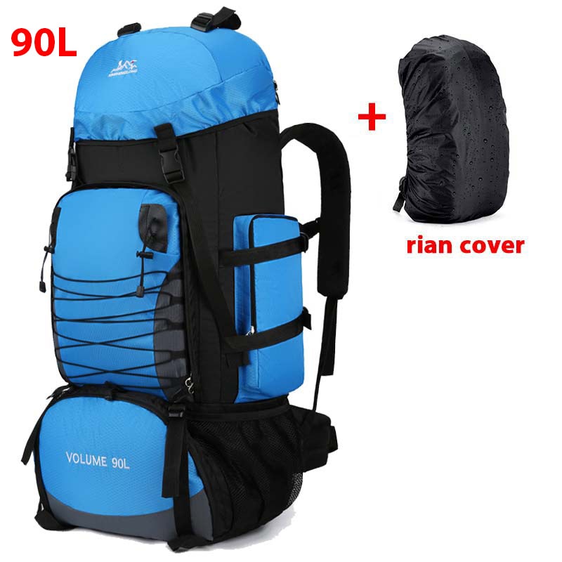 80L 90L Large Camping Backpack Travel Bag Men's Women Luggage Hiking Shoulder Bags Outdoor Climbing Trekking Men Traveling Bag