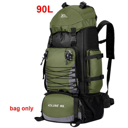 80L 90L Large Camping Backpack Travel Bag Men's Women Luggage Hiking Shoulder Bags Outdoor Climbing Trekking Men Traveling Bag