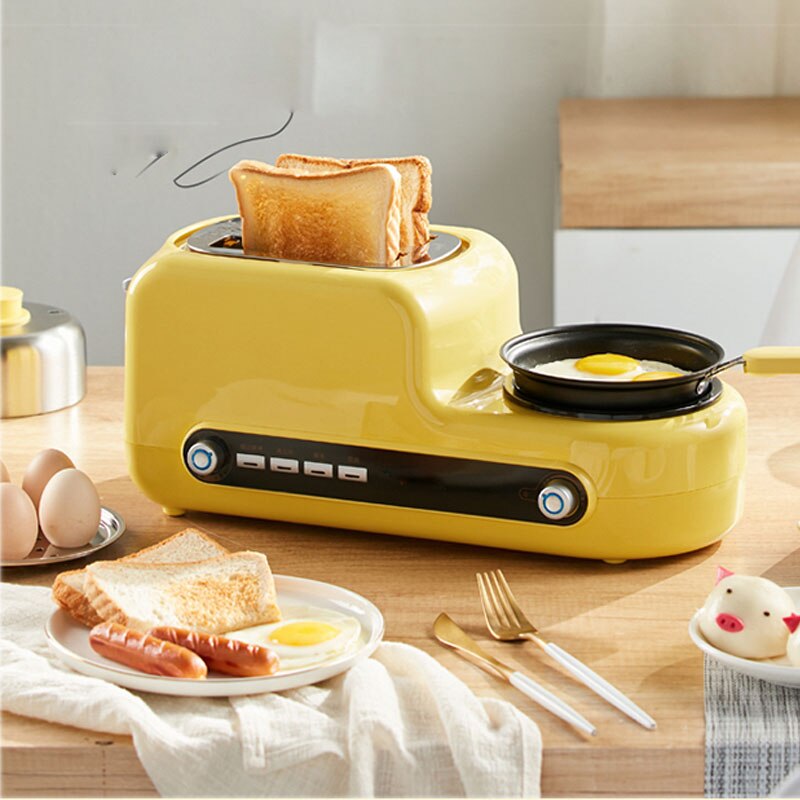 Household Sandwich Breakfast Maker Machine Toast Home Multi-function Small Four-in-one Toaster Soil Toaster