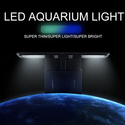 Super Slim LED Aquarium Light Lighting plants Grow Light 5W/10W/15W Aquatic Plant Lighting Waterproof Clip-on Lamp