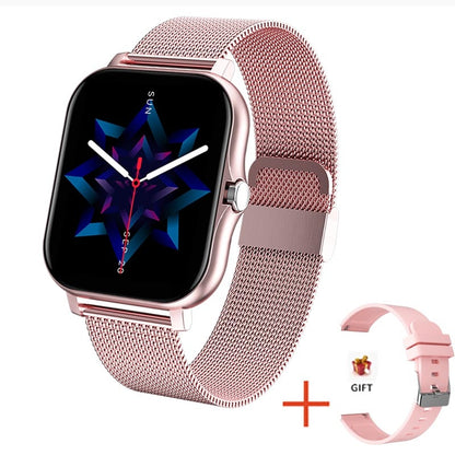 2023 New Smart Watch Women Fashion Bluetooth Call Watch Fitness Tracker Waterproof Sports Ladies Men Smartwatch For Android IOS