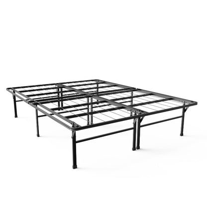 Zinus 16" Metal SmartBase® Heavy Duty Mattress Foundation, Queen bedframe bedroom furniture