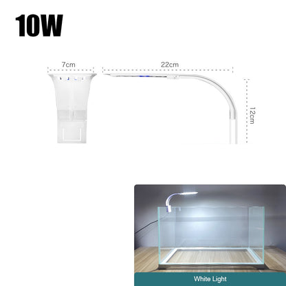 Super Slim LED Aquarium Light Lighting plants Grow Light 5W/10W/15W Aquatic Plant Lighting Waterproof Clip-on Lamp