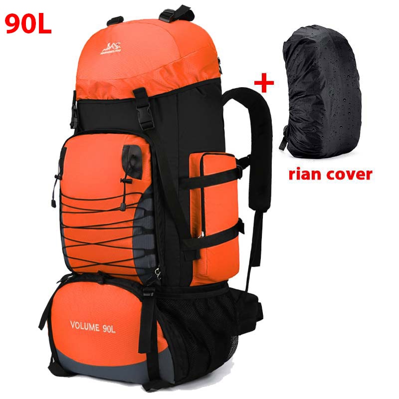 80L 90L Large Camping Backpack Travel Bag Men's Women Luggage Hiking Shoulder Bags Outdoor Climbing Trekking Men Traveling Bag