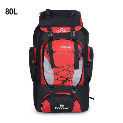 80L 90L Large Camping Backpack Travel Bag Men's Women Luggage Hiking Shoulder Bags Outdoor Climbing Trekking Men Traveling Bag