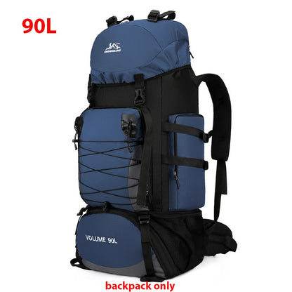 80L 90L Large Camping Backpack Travel Bag Men's Women Luggage Hiking Shoulder Bags Outdoor Climbing Trekking Men Traveling Bag