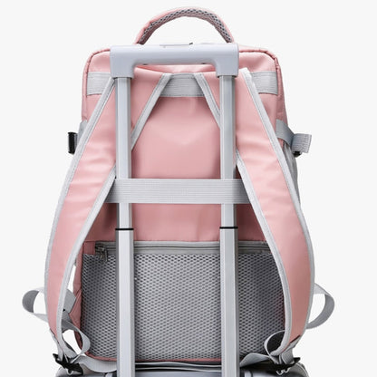 Women Travel Backpack Water Repellent Anti-Theft Stylish Casual Daypack Bag With Luggage Strap USB Charging Port Backpack