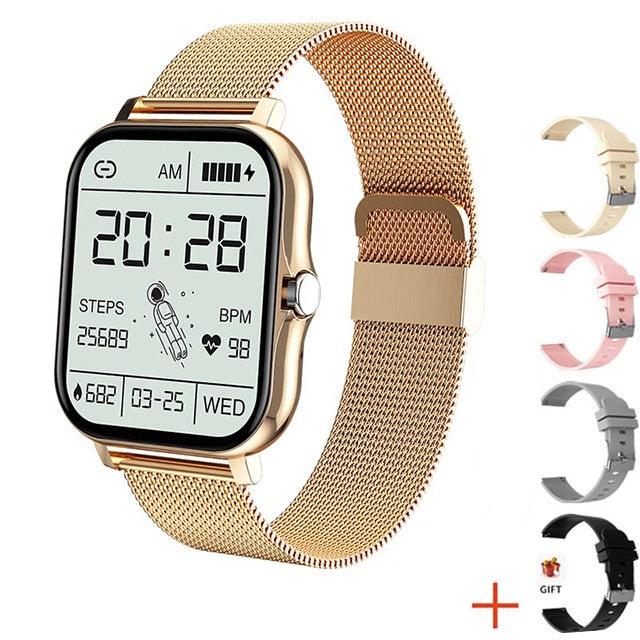 2023 New Smart Watch Women Fashion Bluetooth Call Watch Fitness Tracker Waterproof Sports Ladies Men Smartwatch For Android IOS