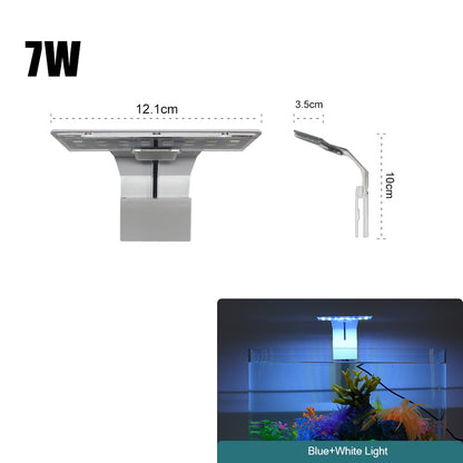 Super Slim LED Aquarium Light Lighting plants Grow Light 5W/10W/15W Aquatic Plant Lighting Waterproof Clip-on Lamp