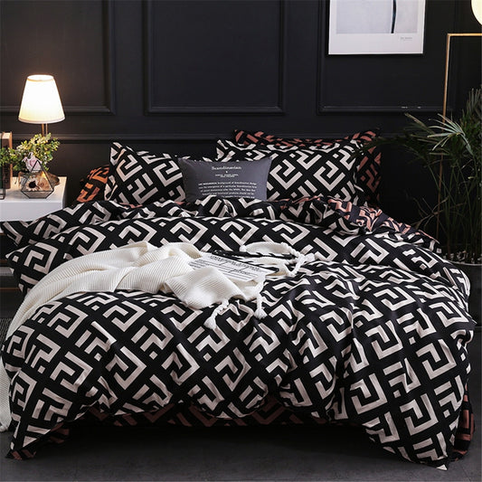 Modern Geometric California King Bedding Sets Luxury Duvet Cover Set Pillowcase  Duvet Covers 229*260 3pcs Bed Set