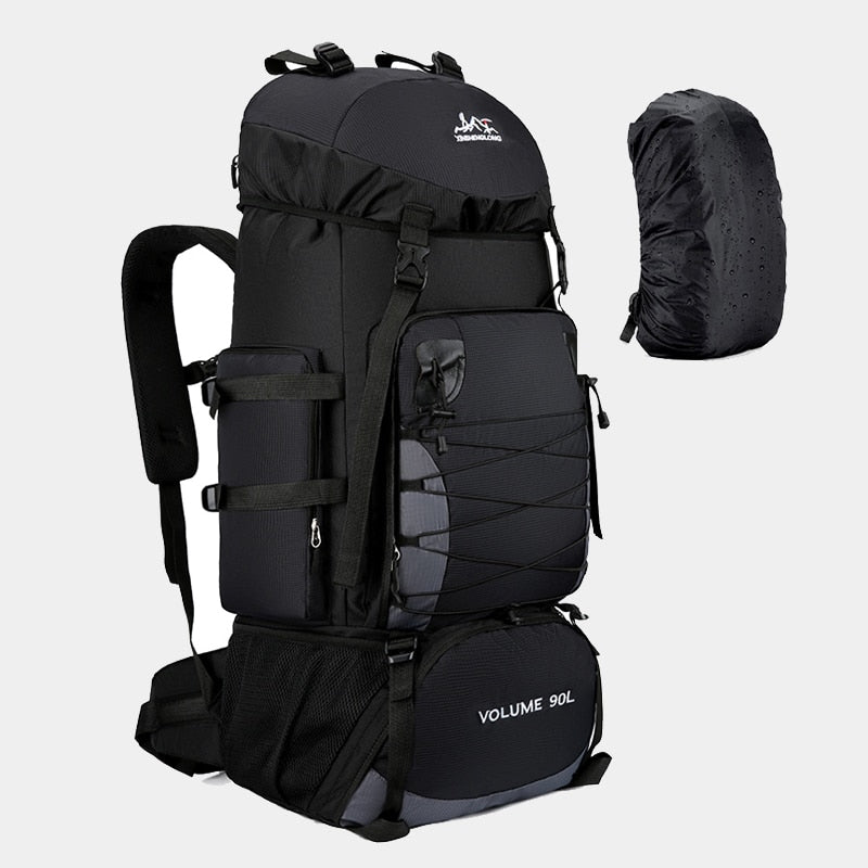 80L 90L Large Camping Backpack Travel Bag Men's Women Luggage Hiking Shoulder Bags Outdoor Climbing Trekking Men Traveling Bag